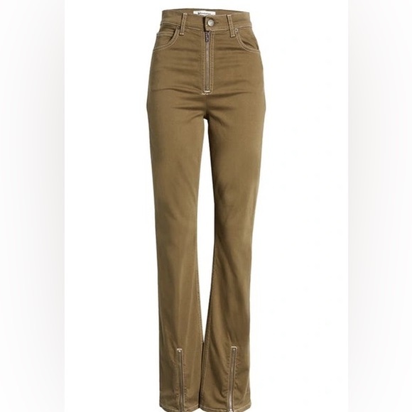 Reformation Toby Zip Front Ultra High Rise Bootcut Jeans - Picture 2 of 9